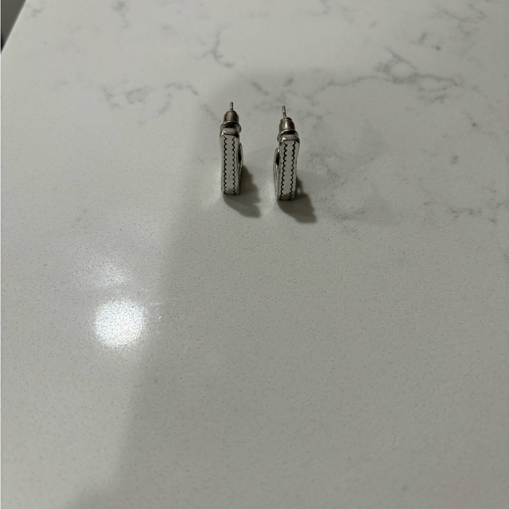 Brighton silver earrings